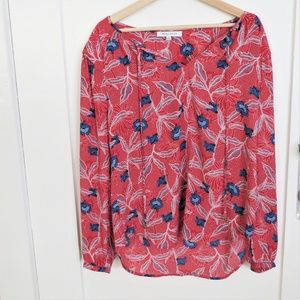 Rose  + Olive Floral Blouse